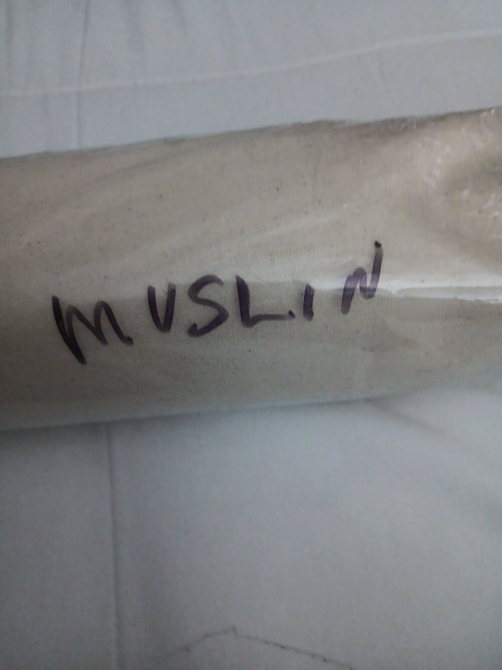 Yards of muslin in package